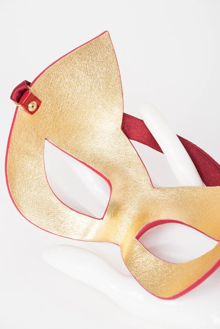 patent leather mask
