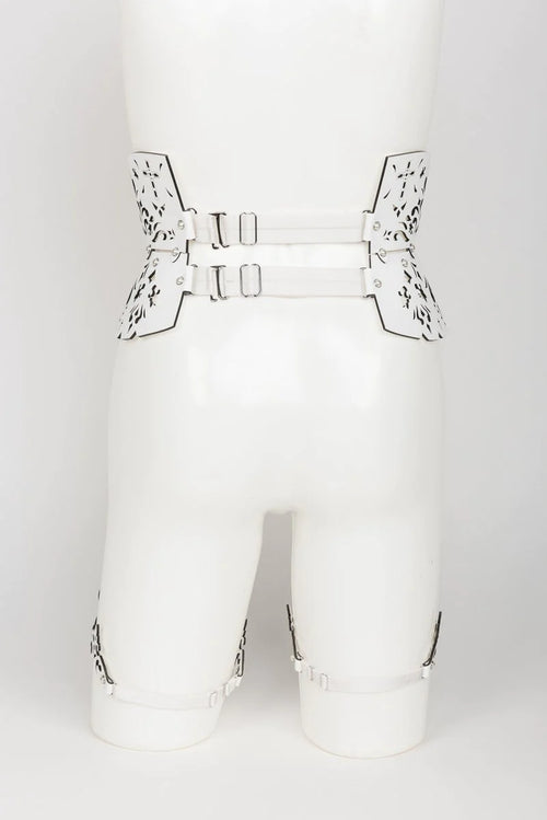 Patent Leather Leg Harness