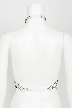 Patent leather harness