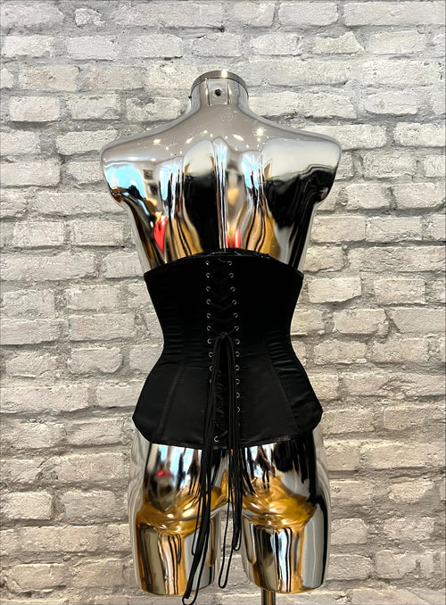 Satin underbust corset