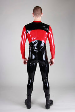 Latex suit jumpsuit