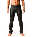 faux leather pants