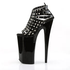 Extreme platform sandal with rivets