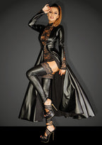 Wetlook Mantel Kleid