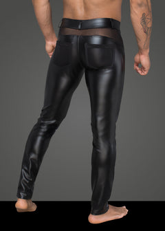 Wetlook net pants