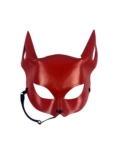 Leather fox mask