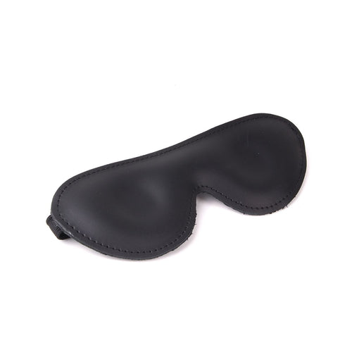 Real leather blindfold