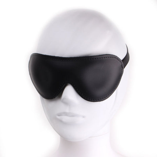 Real leather blindfold