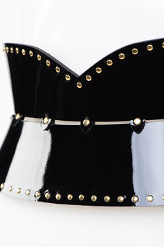 Patent Leather Leg Harness