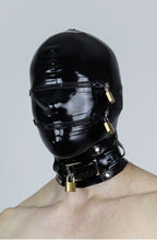 Latex Maske Absperrbar mit Halsband