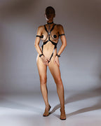 Luxus Leder Harness SET