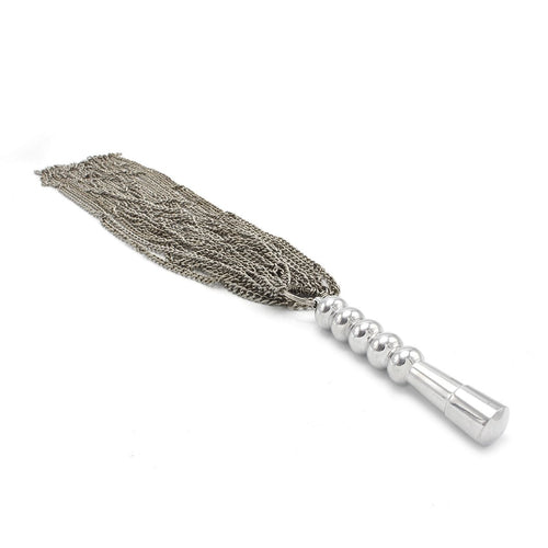 Stainless steel flogger with chains