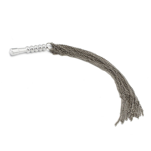 Stainless steel flogger with chains