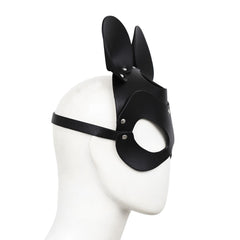 Faux leather mask “Mouse”