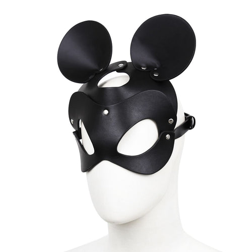 Kunstleder Maske "Maus"