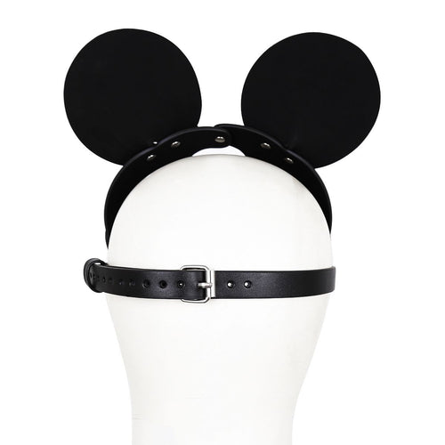 Faux leather mask “Mouse”