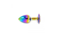 Rainbow Plug with Crystal - Small