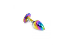 Rainbow Plug with Crystal - Small