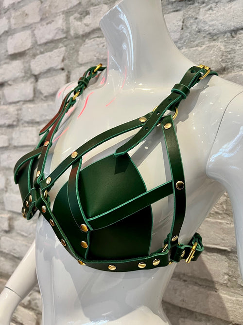 Leder Harness BH / Verschiedene Farben